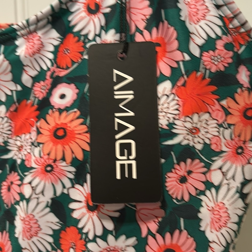 NWT Ai’Mage Swimdress Tummy Control Bathing Suit Size XL - Picture 5 of 6